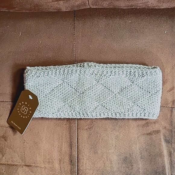 NWT Knit head band ear warmer with velour lining - Picture 1 of 4